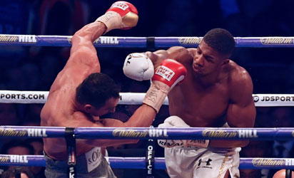 AJ earns £15m for beating Klitschko