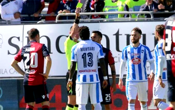 Muntari walks off in Cagliari racism storm