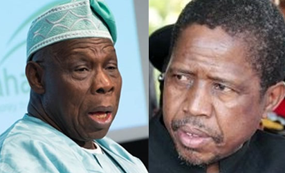 Obasanjo begs Zambian govt. to follow rule of law in dealing with opposition