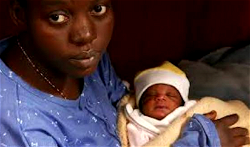 Nigerian lady, 4 day-old baby rescued in Mediterranean