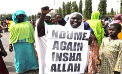 Photos:Protest by Southern Borno at NASS