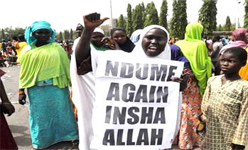 Pro-Ndume protesters give Saraki 3-day ultimatum to reverse suspension