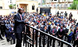 Photos: Magu holds interactive session with EFCC staff