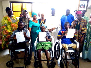 NYSC helps physically challenged in its Osun base