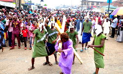 Photos: Re-enactment of passion and death of Christ at Good Friday