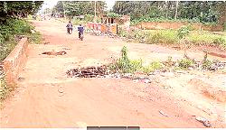 Road linking Zik’s Onuiyi Haven cut off