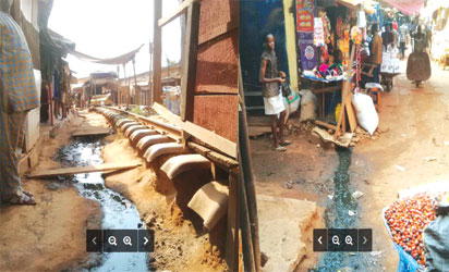Collapsed Enugu Prison Sewage unsettles traders, residents