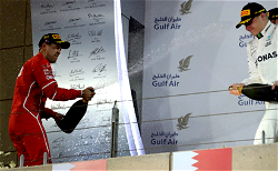 Formula One: Vettel wins Bahrain Grand Prix ahead of Hamilton