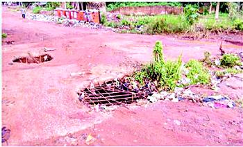 Erosion hits road linking Zik’s home in Nsukka