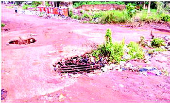 Erosion hits road linking Zik’s home in Nsukka