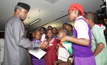 We will end violence against children, Osinbajo vows
