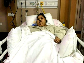 ‘World’s heaviest woman’ leaves hospital after shedding 323kg
