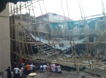 Two dead as three-storey building collapses in Lagos