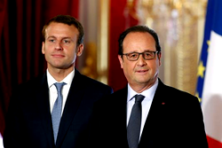 France’s Hollande to hand presidential powers to Macron on Sunday