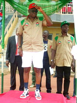 Photos: Fayose during May Day celebration