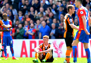 Hull City relegated from the Premier League