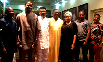 Photos: Nnamdi Kanu meets Fani-Kayode