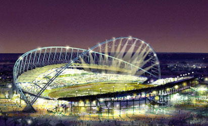 Qatar launches first 2022 FIFA World Cup™ stadium five years before tournament in front of sell-out crowd