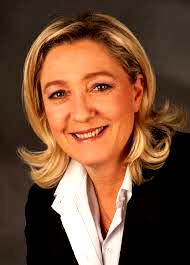Protesters hurl eggs at France’s Le Pen at campaign stop