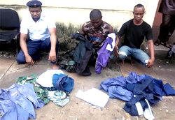 Police nab fake naval officer, soldier, tailor during robbery operation