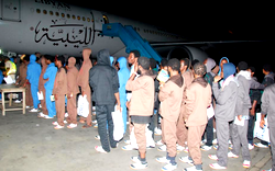 144 Nigerians repatriated by FG from Libya arrive Lagos Airport