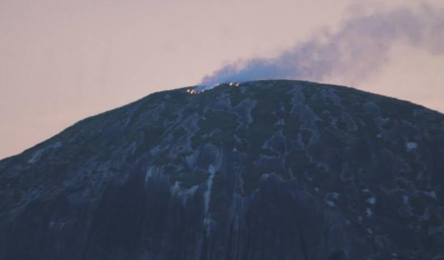 Zuma rock on Fire