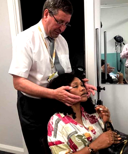 Mercy Aigbe in in London for medical check up