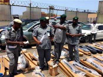 Customs officers dismissed over 661 rifles imported into Nigeria