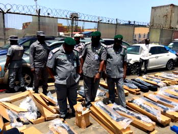 Another 440 rifles uncovered in Lagos