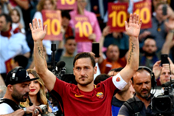 ‘Superhero’ Francesco Totti marks 25th anniversary of Roma debut