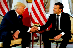Macron says was ready for “moment of truth” with Trump in handshake