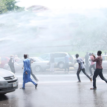 Confusion around Federal Secretariat, Abuja as protesters storm Eagle Square