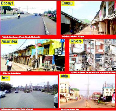 Biafra sit-at-home: Total shutdown in S-East