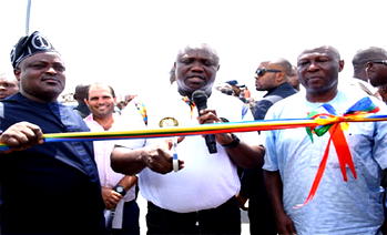 Photos: Ambode commissions Abule Egba fly over