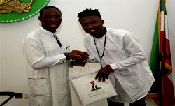 Okowa Receives Big Brother Naija Winner, Efe