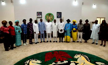 Photos: Okowa Receives Big Brother Naija Winner, Efe