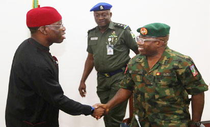 Military are professionals in tackling security challenges-Okowa