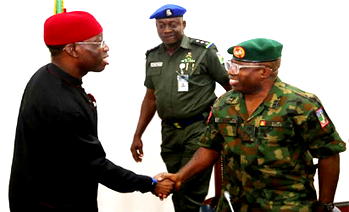 Military are professionals in tackling security challenges-Okowa