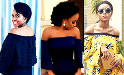 OFF-THE- SHOULDER — the trend that won’t go away