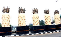 Photo: Newly built statue at Maryland