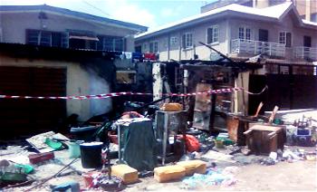 Woman dies with 3 children she tried to rescue in Lagos fire