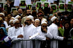 London attack: Muslim community join others at Potters Fields Park vigil