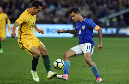 Souza’s quickfire goal help Brazil sink Australia