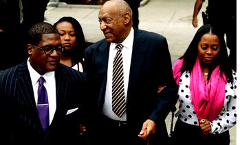 Bill Cosby arrives in court for start of trial