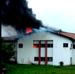 Breaking⚡: FUTO ICT Centre on Fire