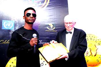 I Go Dye dedicates African Child Prize to Nigerian Armed Forces
