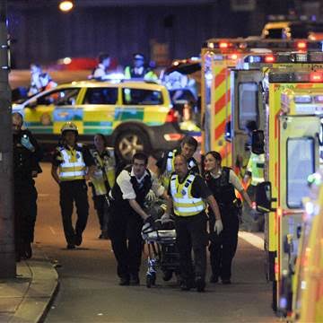 How van smashed into pedestrians on London Bridge