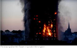 London blaze: Mother throws baby out the window from 9th floor