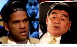 Maradona to Alves: You’re an Idiot who makes 26 passes, gets only 4
