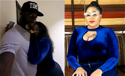 Actress Maryam Charles shows off her new man